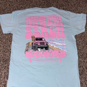Simply Southern Light Blue T-Shirt “Somebody Please Take Me To The Beach”